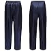 Alexander Del Rossa Men's Satin Pajama Pants, Long Pj Bottoms, XL Midnight Blue (A0757MBLXL)