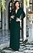 KOH KOH Womens Sleeve Vintage V-Neck Fall Winter Formal Gown