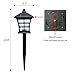 Twinkle Star 6 Pack Solar Pathway Lights Outdoor Solar Garden Lights Solar Landscape Lights for Lawn, Patio, Yard, Garden, Walkway