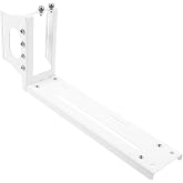 ARTIBETTER Vertical Gpu Bracket Graphics Card Holder Large Chassis | Galvanized Sheet, White Finish, Large Chassis, 5 Pcie Slots, 1 X Gpu Bracket