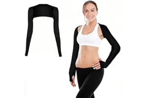 Liyquint Cooling Shawl Arm Sleeves, UV Sun Protection for Women with Finger Hole for Outdoor sports，Running, Riding,Hiking