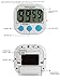 Amazer Best Digital Kitchen Timer, Digital Lound Timer with Large Screen Magnet for Kitchen Cooking Baking Sports Games Office, Includes 1 AAA Battery