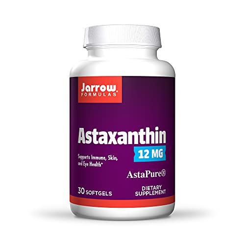 Jarrow Formulas Astaxanthin 12 mg 30 Servings (Softgels) Algal