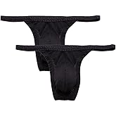 Summer Code Mens Mesh Thong Microfiber Stretch Beathable Pouch Underwear Pack…