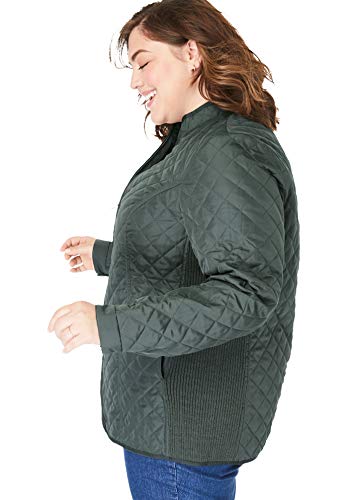 3 Woman+Within+Womens+Zip+Front+Quilted