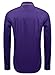 Coofandy Men's Button Down Dress Shirts Casual Slim Fit Shirts(Purple,M)