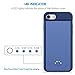 iPhone 6 6s 7 Battery Case,Smaiphone Ultra Thin Extended Rechargeable Charger Case for iPhone 6 / iPhone 6s / iPhone 7 with 3000mAh Capacity with soft silicone (Blue)