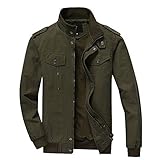 Toimothcn Men Lapel Slim Fit Zipper Coat Winter