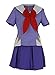 FTSUCQ The Future Diary Gasai Yuno Mirai Nikki Top&Skirt Cosplay Costume,US(6-8)