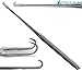 2 Pcs Joseph Skin Double Hook 2mm, 5mm Sharp Prong 6.25
