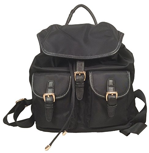 la terre fashion black backpack