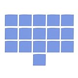 BQLZR 15x15x1mm Soft Thermal Conductive Pads Heatsink IC Chipset Northbridge Pack Of 16