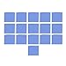BQLZR 15x15x1mm Soft Thermal Conductive Pads Heatsink IC Chipset Northbridge Pack Of 16