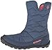Columbia Girls' Youth Minx Slip Omni-Heat Waterproof-K Snow Boot, Dark Mountain/Melonade, 2 M US Little Kid
