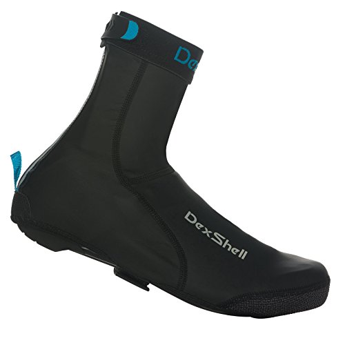 DexShell Lightweight Overshoes, Black, Large