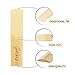 GOLOHO Alto Saxophone Reeds 2.5 for Alto Sax, 10 pack, Filed Cut, Strength 2.5