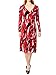 JayJay Women Vintage Casual Aztec Print Wrap Stretchy Sleeveless Midi Dress