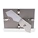 Fasthomegoods WALLNITURE Glass Picture Frames with Cardboard Stand Wall Mountable Clear Design Set of 12
