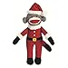 Santa Holiday Sock Monkey 12-Inch Plush