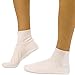 Latex-free Socks (2 pack) (Medium, Ivory)