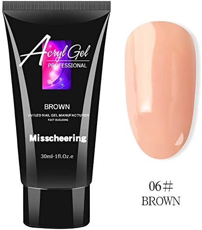 Newkelly Nail Extending Gel Lacquer Crystal Jelly UV Builder Gel for Nail Extension