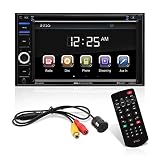BOSS Audio Systems BVB9364RC Car DVD Player - Double Din, Bluetooth Audio and Hands-Free Calling, 6.2 Inch Touchscreen LCD, MP3, CD, DVD, USB, SD, AUX in, AM/FM Radio, Rearview Camera Included
