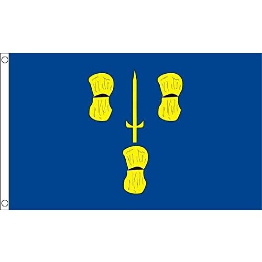 AZ FLAG - Cheshire County Flag - 3x5 Ft - 100D Polyester County Of Ches. - England Banner with Two Metal Grommets - Fade Resistant - Vivid Colors - 3' x 5' Feet - 150x90 Cm
