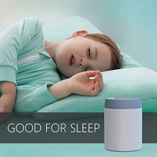 White Noise Machine 20 Non-Looping Soothing Natural Sounds and White Noise with High Quality Speaker & Memory Function for Sleeping Work Relaxed (Gray)