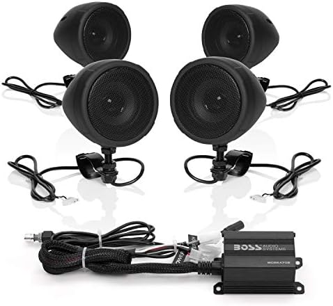 Boss Audio Systems MCBK470B Motorcycle Bluetooth Speaker System