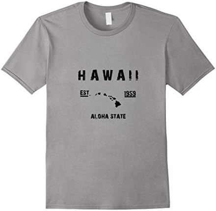 Men's Hawaii Aloha shirt 1959 - Hawai Medium Slate