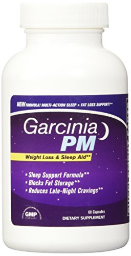 Garcinia PM Extra Strength Night Time Fat Burner and Sleep Aid Supplement with Garcinia Cambogia, 60 Capsules by Garcina PM NightTime Fat Burner