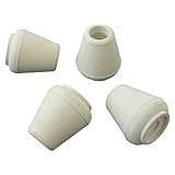 LASCO 02-3511 Rubber Crutch Tips, 3/8-Inch, White, 4-Pack