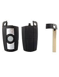 Ignition Key para BMW, eccpp 2 Smart Keyless de repuesto para kr55wk49123 kr55wk49127 entrada control remoto Ignition Key Fob