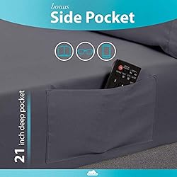 DREAMCARE Queen Sheet Set - Cooling Bed Sheets