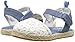 OshKosh B'Gosh Girls' Georgette Closed Toe Espadrille Sandal Mary Jane Flat, Creme, 8 M US Toddler
