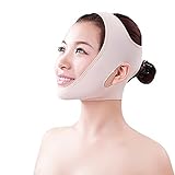 Cola Bear Facial Care Face Slimming Chin Cheek Mask Lift V Face Line Belt Strap Face Slim Mask for Women(L)