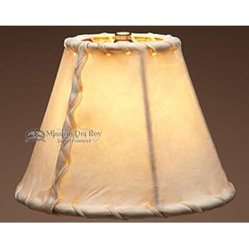 Rustic Southwestern Rawhide Lamp Shades (18" bell