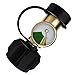 SHINESTAR Propane Tank Gauge Level Indicator Leak Detector Gas Pressure Meter for RV Camper, Cylinder, Gas Grill, Heater and Type 1 Connection Propane Bottle