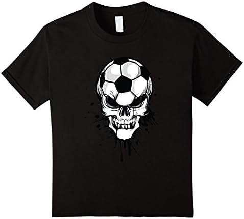 Soccer Skull Pirates - Fussball Pirat - Pirate of Football - Kids 12 - Black