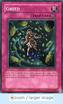 Yu-Gi-Oh! - Greed SOD-EN055 - Unlimited Edition Super Rare - Soul of the Duelist