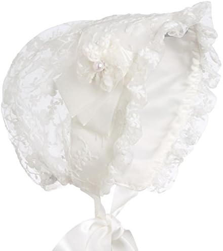 Hanakimi Lace Royal Baby Bonnet Handmade KM011