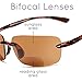 Gamma Ray Bifocal Sunglasses Reader - 3 Pairs Sun Reader Sport Sunglasses 2.50