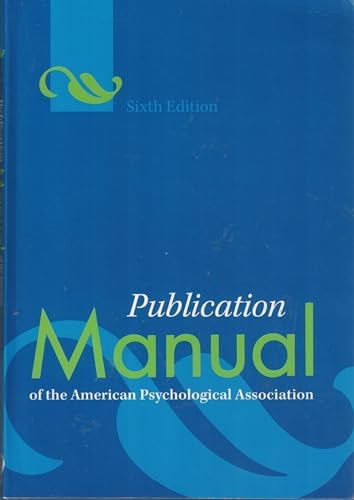 Amazon.com: Publication Manual (OFFICIAL) 7th Edition of the