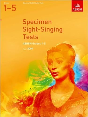 Specimen Sight Singing Tests Abrsm 9781860969584 Amazon Com Books