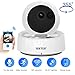 SDETER Baby Pet Camera, PTZ Dog Cat Monitor, 1080P WiFi Surveillance Home Security Camera with Infrared Night Vision Motion Detection Cloud Service