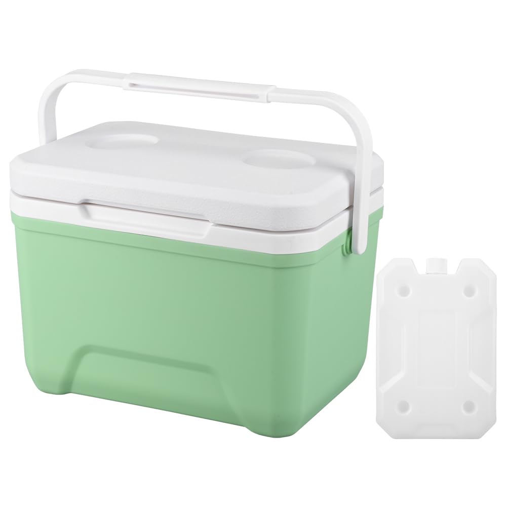 Photo 1 of Small Cooler for Camping, Portable Leakproof Outdoor Cooler Box, 3/5/6/8 Quart Hard Ice Retention Insulated Lunch Box for Camping Fishing Beach Picnics Grill