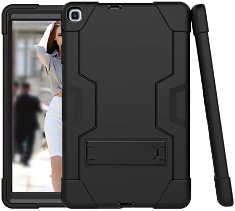 Cantis Galaxy Tab A 10.1 Case 2019 Model(SM-T510/T515),Slim Heavy Duty Shockproof Rugged Case High Impact Full Body Protective Case for Samsung Galaxy Tab A 10.1 Inch 2019 Release,Black
