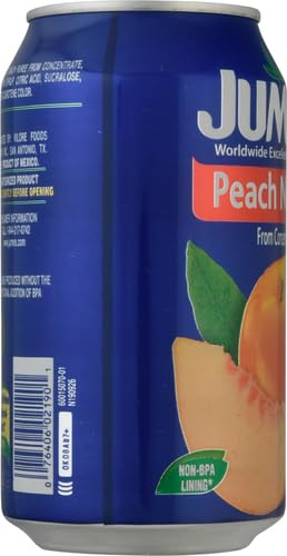 JUMEX PEACH JUICE NECTAR – PEACH NECTAR MADE WITH FRESH FRUIT PUREE – FRUIT JUICE CONCENTRATE FOR SMOOTHIE MIX, COCKTAIL MIXERS & KIDS DRINKS & BEVERAGES – 11.3OZ, 1 PACK CANNED DRINK