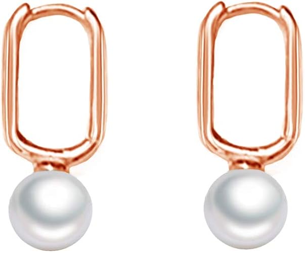 small rectangle hoop earrings