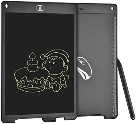 vTopTek 12 Inch LCD Writing Tablet Drawing Board Gifts For Kids Students Electronic Writing Pad Office School Writing Board Black